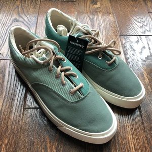 NWT Converse Skid Grip OX Oil Green/Malachite, 10